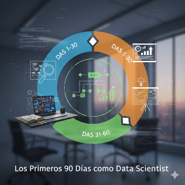 Los Primeros 90 Días como Data Scientist: Tu Hoja de Ruta hacia el Éxito